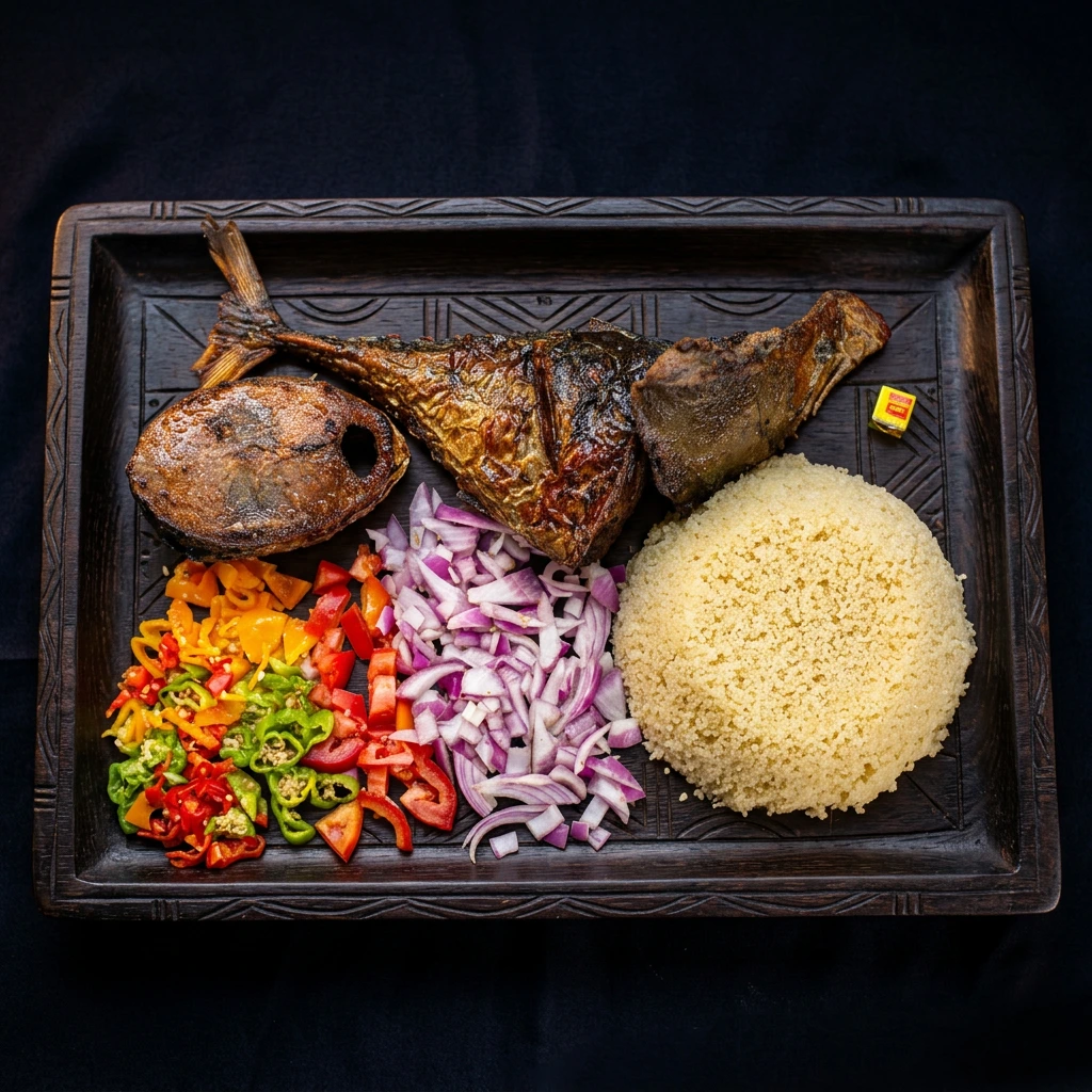 Garba Poisson Paris streetfood africaine - Allocochaud
